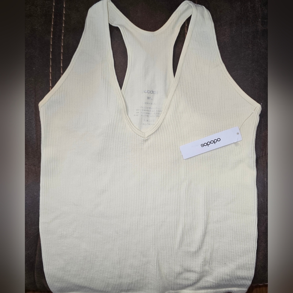 Ododos Cream Women's Tank Top